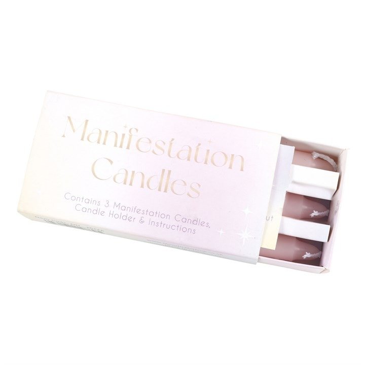 3 Manifestation Spell Candles in a Box 1 3 Manifestation Spell Candles in a Box