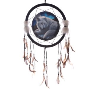 Dreamcatcher (Medium) - Lisa Parker Guardian of the North Wolf