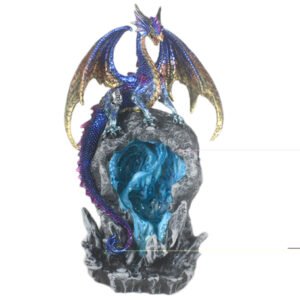 Fantasy LED Backflow Incense Burner - Ice Dragon Dark Legends