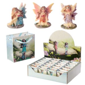 Cute Mini Flower Fairy Figurine in a Gift Bag