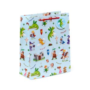 Gift Bag (Large) - Knights & Dragons