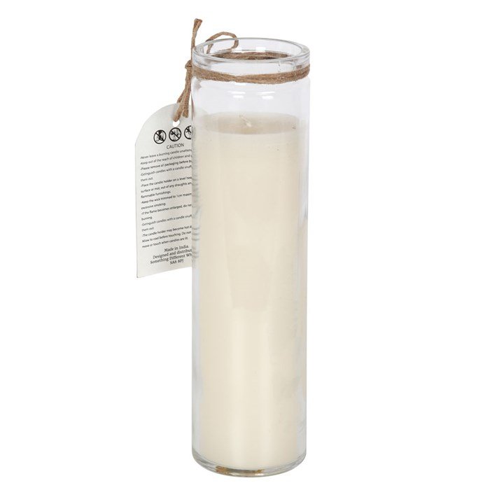 Coconut Moon Phase Candle in Glass Tube - Image 2