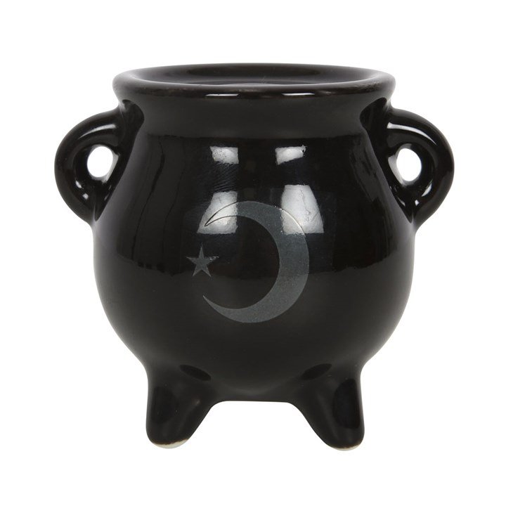 Mystical Moon Cauldron Ceramic Incense Holder 3 Mystical Moon Cauldron Ceramic Incense Holder - Image 3
