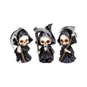 Decorative Ornament - Reaper Mini Skull Set of 3