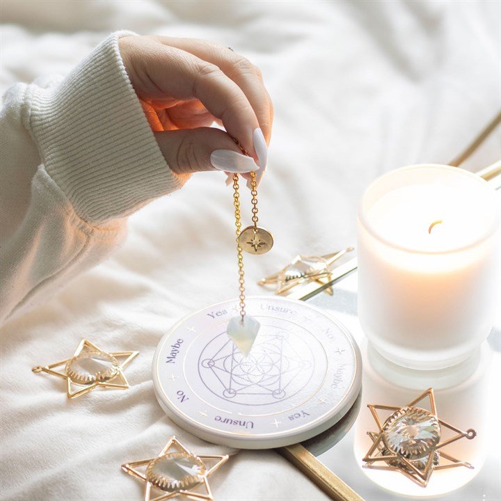 Opalite Pendulum Divination Kit 2 Opalite Pendulum Divination Kit - Image 2