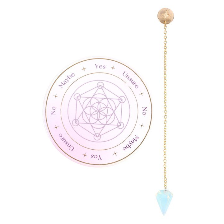 Opalite Pendulum Divination Kit 4 Opalite Pendulum Divination Kit - Image 4