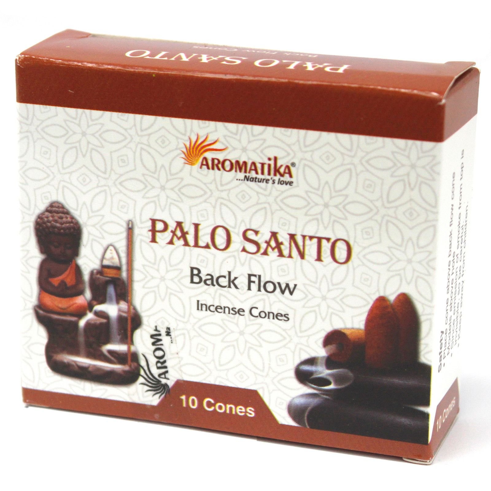 Aromatica Backflow Incense Cones - Palo Santo 1 Aromatica Backflow Incense Cones - Palo Santo