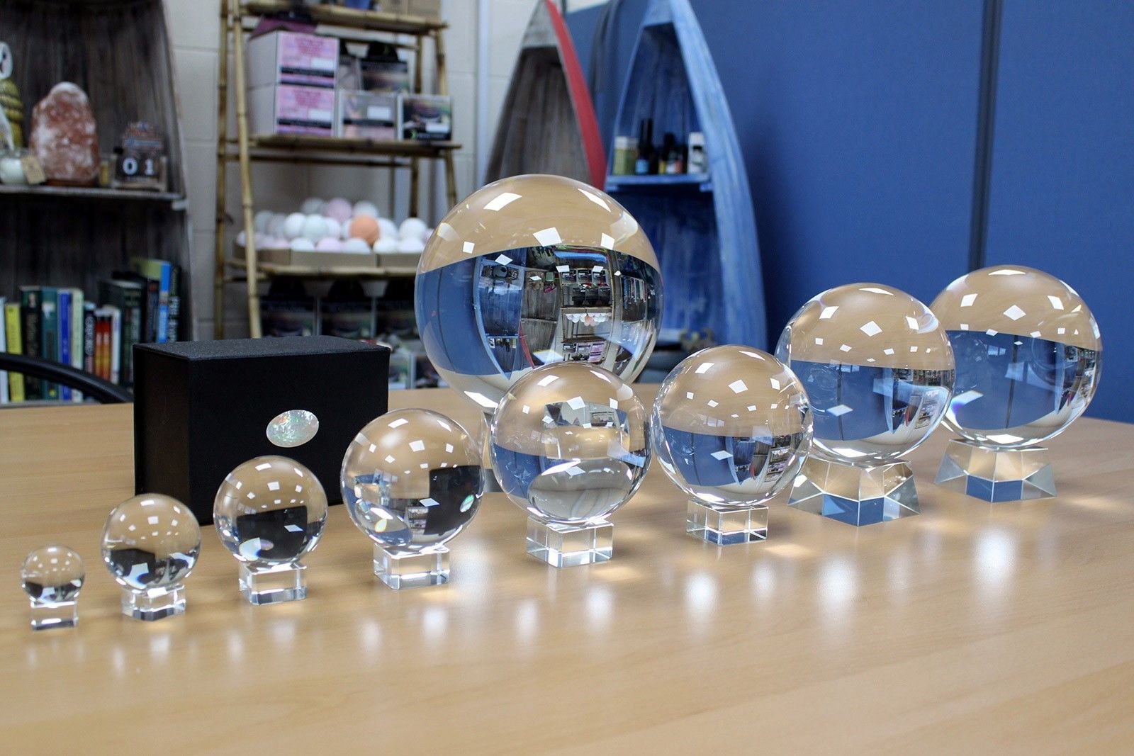 Crystal Ball on Stand 60mm 6 Crystal Ball on Stand 60mm - Image 6