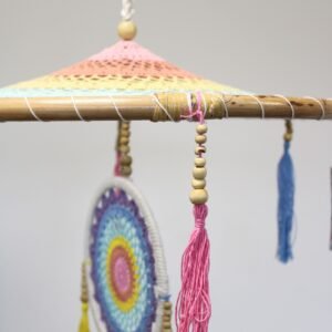 Extra Large Drama Dreamcatcher - Pastal Rainbow