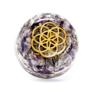 Orgonite Desk Power Packs - Amethyst Dome