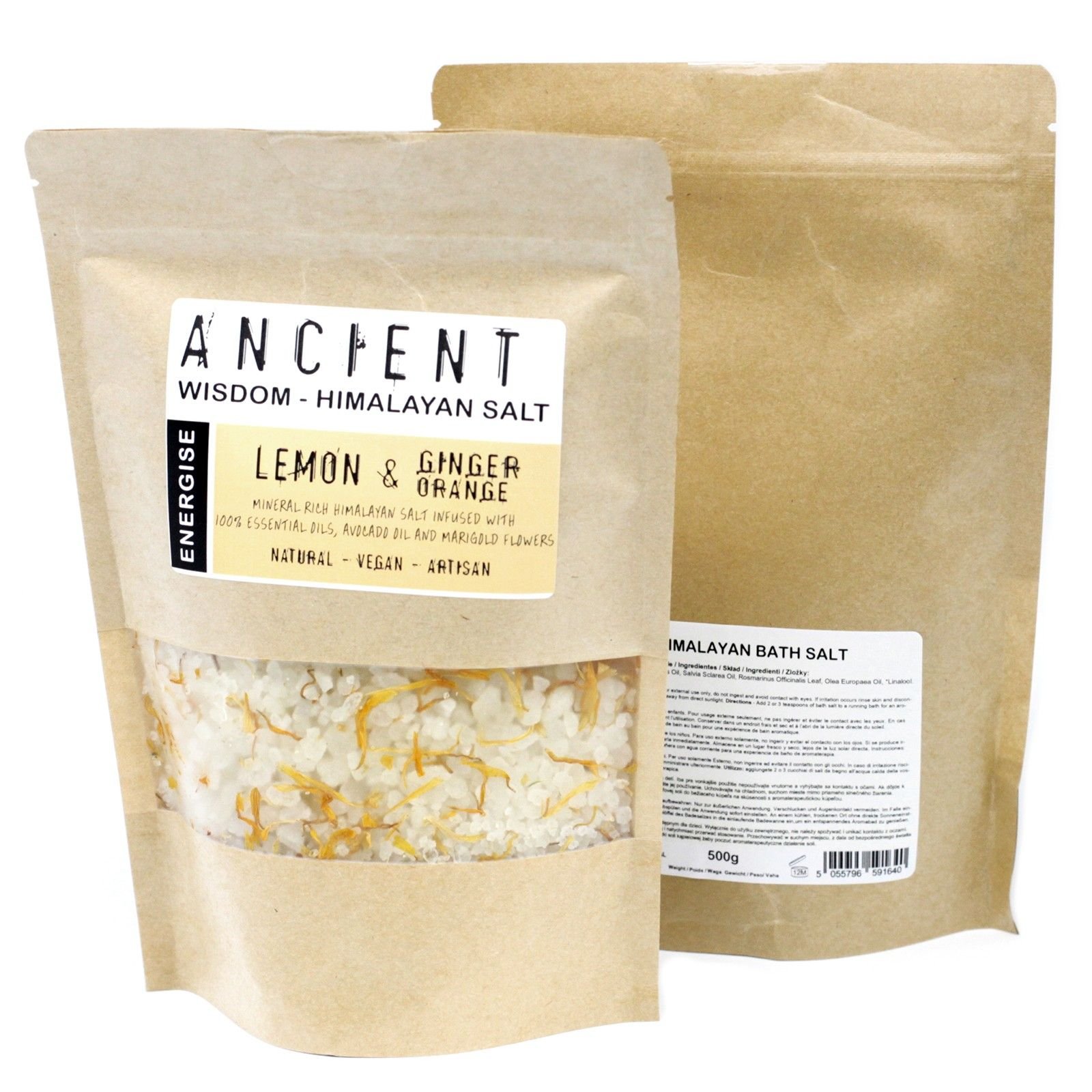 Himalayan Bath Salt Blend 500g - Energise 1 Himalayan Bath Salt Blend 500g - Energise