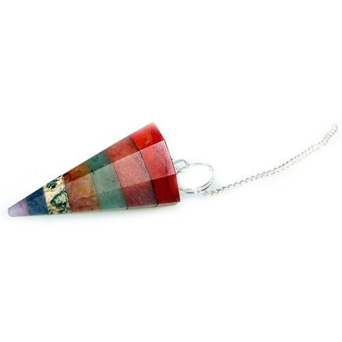 Chakra Style 7 Slice Pendulum 1 Chakra Style 7 Slice Pendulum