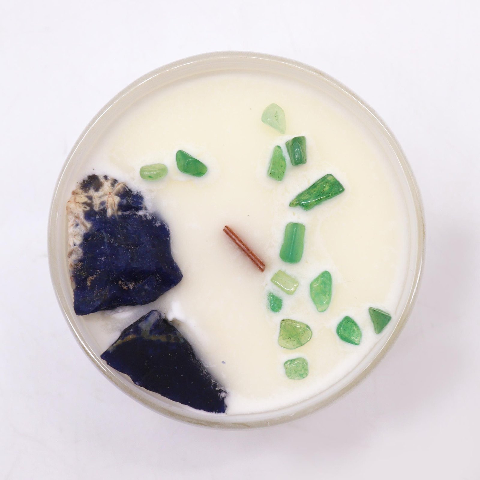 Chakra Crystal Candles - Throat Chakra 2 Chakra Crystal Candles - Throat Chakra - Image 2