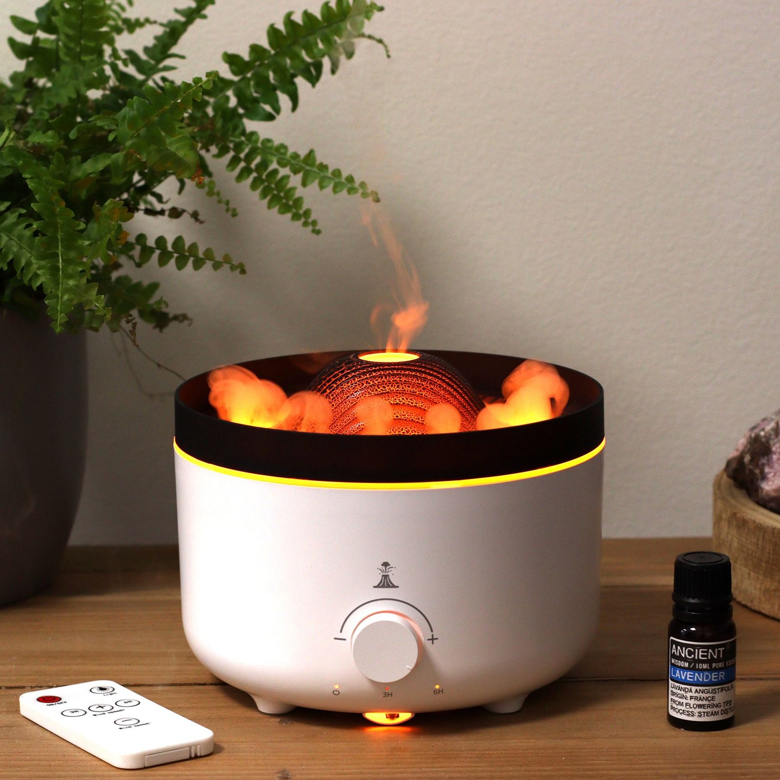 Large Volcano Effect Aroma Diffuser (plug) Two Colours - 560ml 6 Large Volcano Effect Aroma Diffuser (plug) Two Colours - 560ml - Image 6