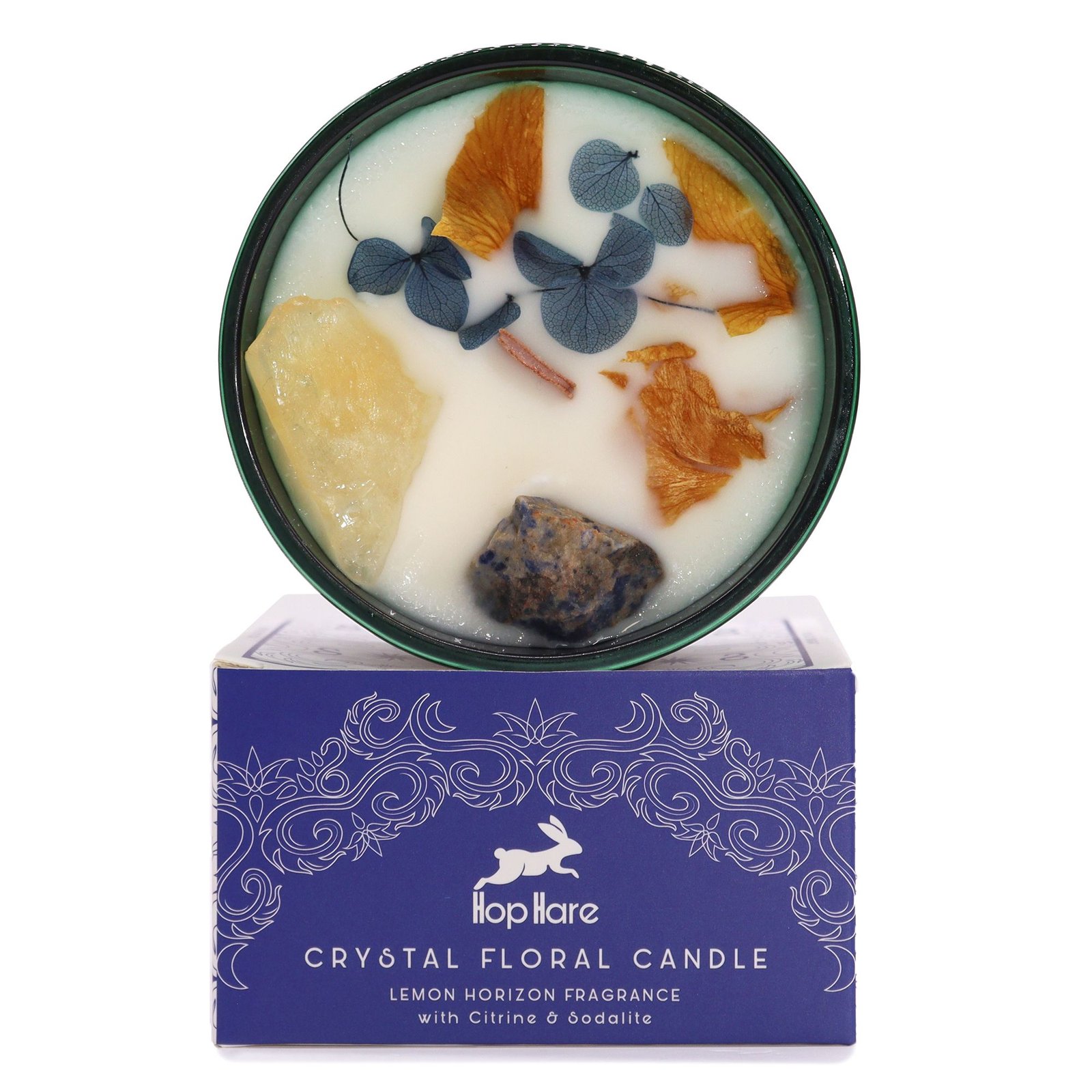 Hop Hare Crystal Magic Flower Candle - The Sun 1 Hop Hare Crystal Magic Flower Candle - The Sun