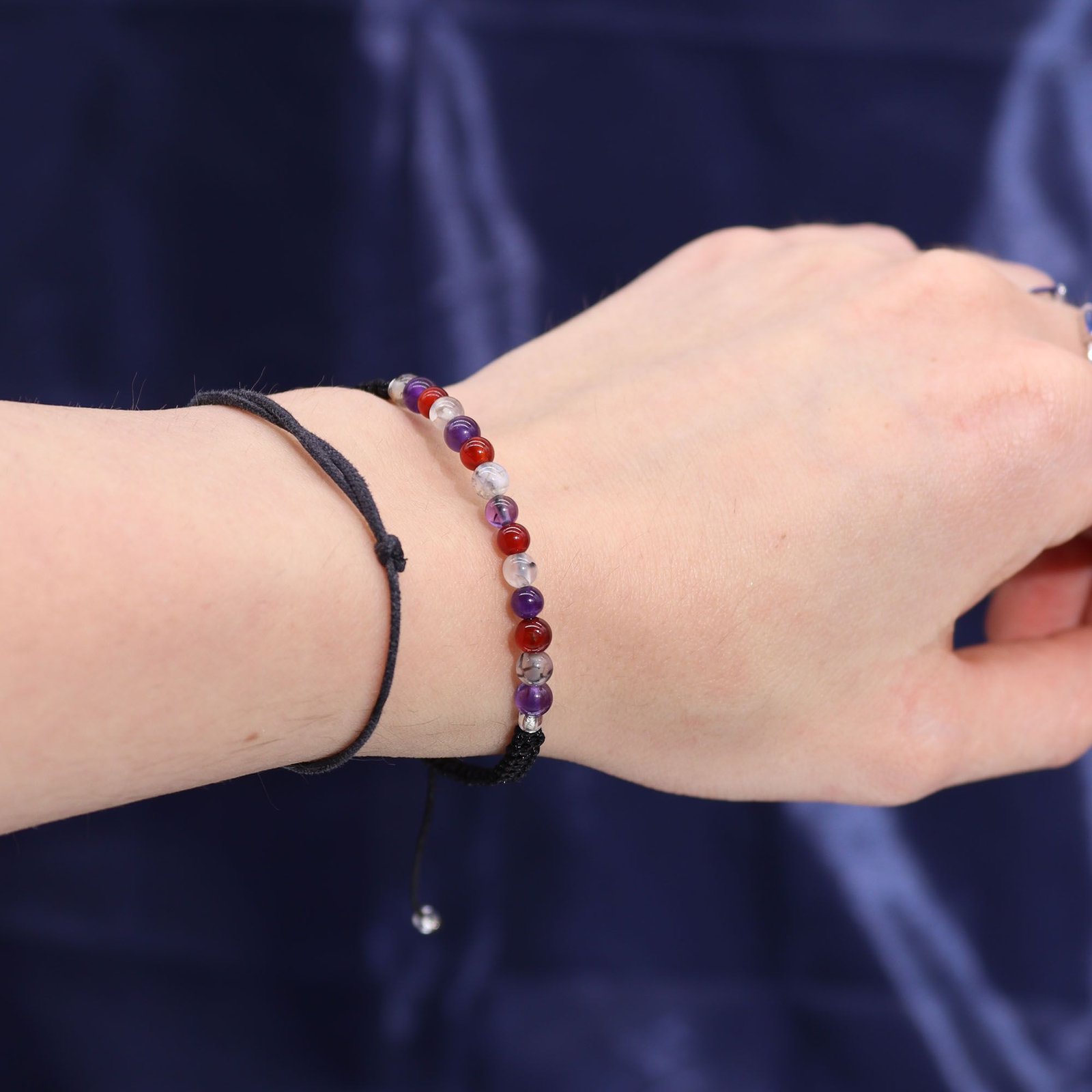 Zodiac Crystal Candle with Gemstone Bracelet - Virgo 4 Zodiac Crystal Candle with Gemstone Bracelet - Virgo - Image 4