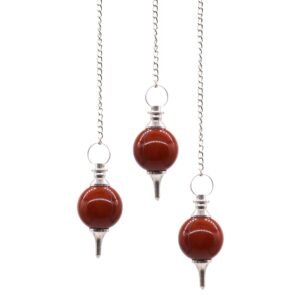 Red Jasper Sphere Pendulums