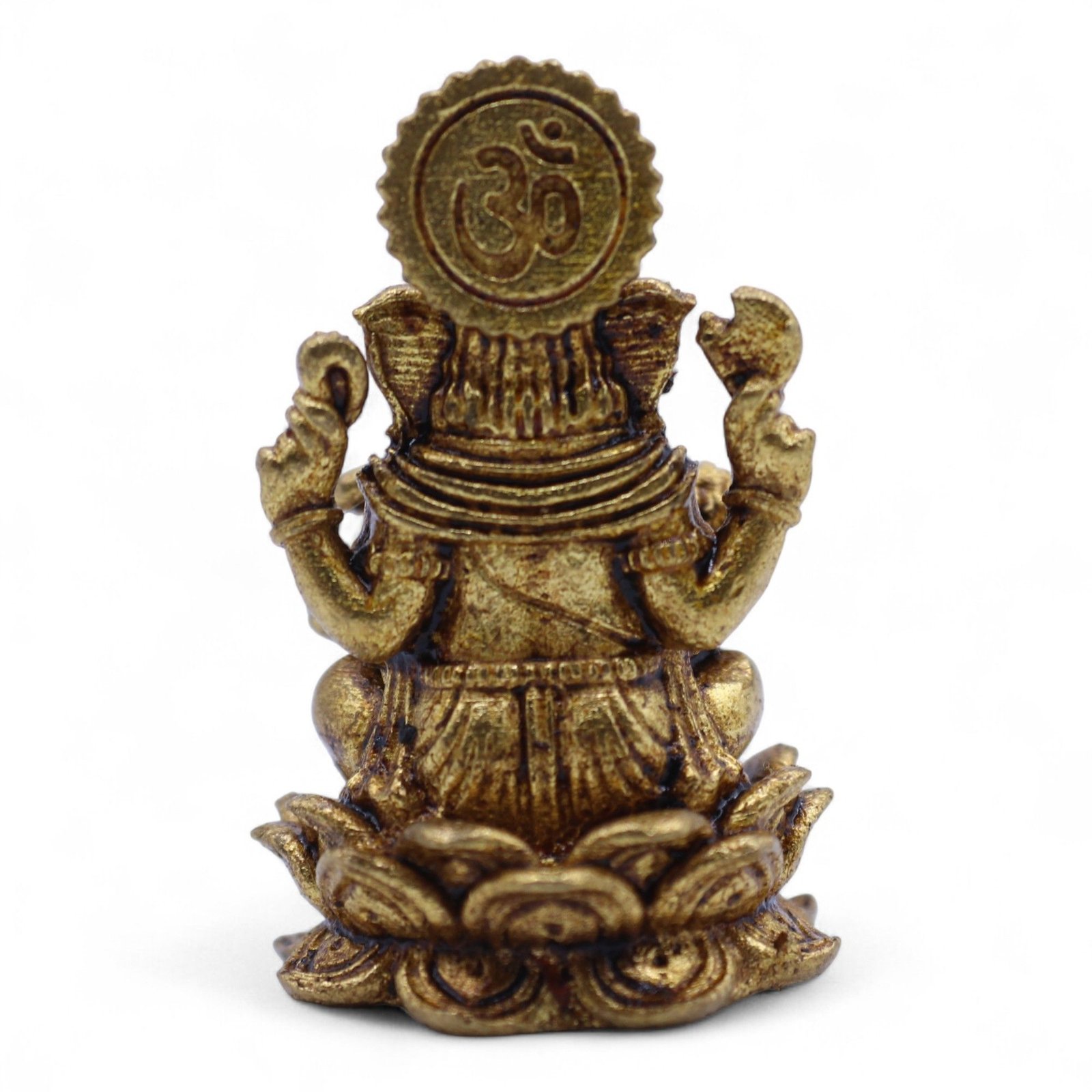 Brass Miniature Gods - Ganesha (12gms) - 30mm 1 Brass Miniature Gods - Ganesha (12gms) - 30mm