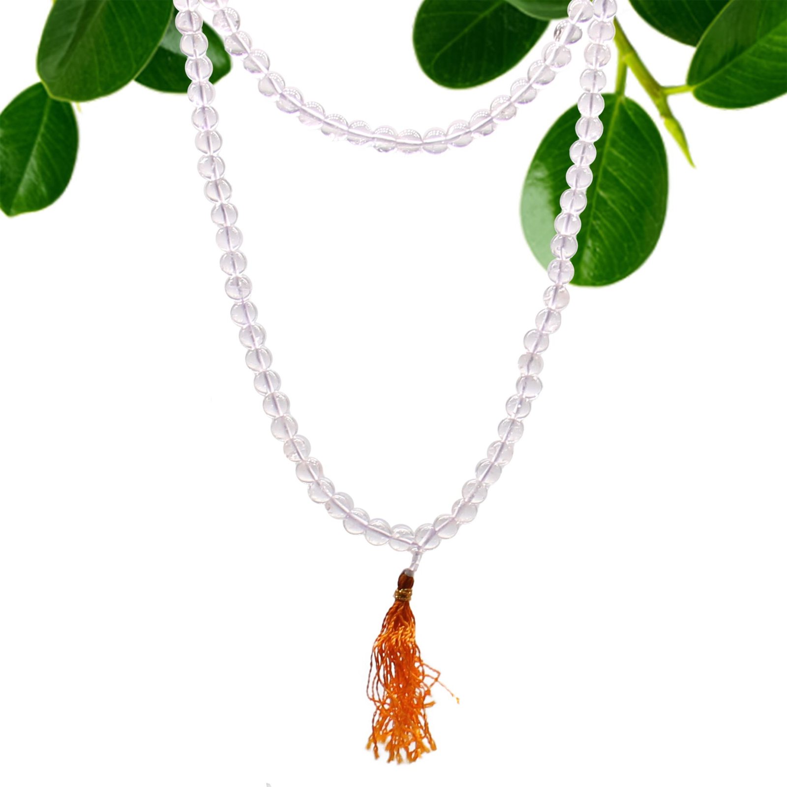108 Bead Mala - Rock Crystal 3 108 Bead Mala - Rock Crystal - Image 3
