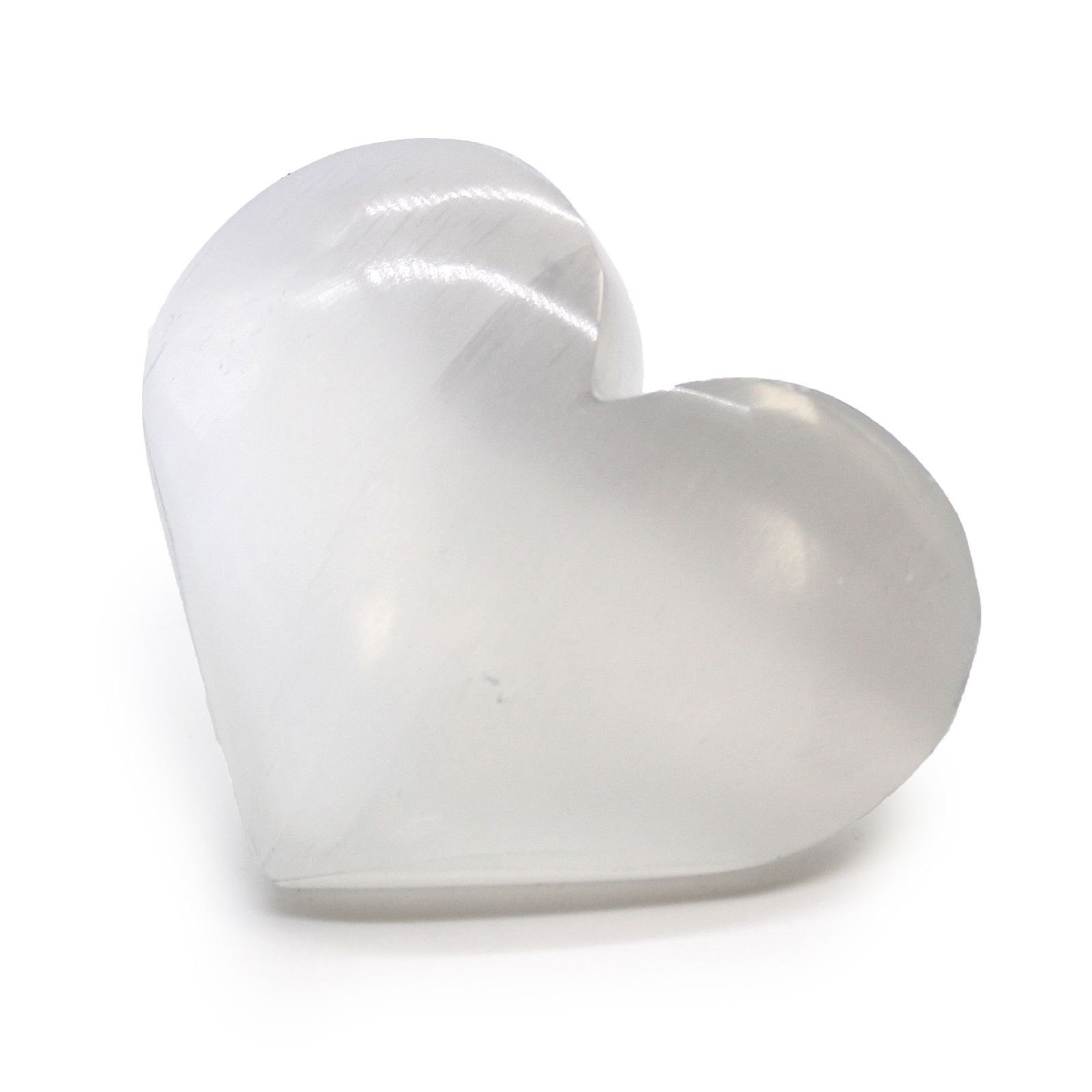 Selenite Heart - 5-6 cm 1 Selenite Heart - 5-6 cm