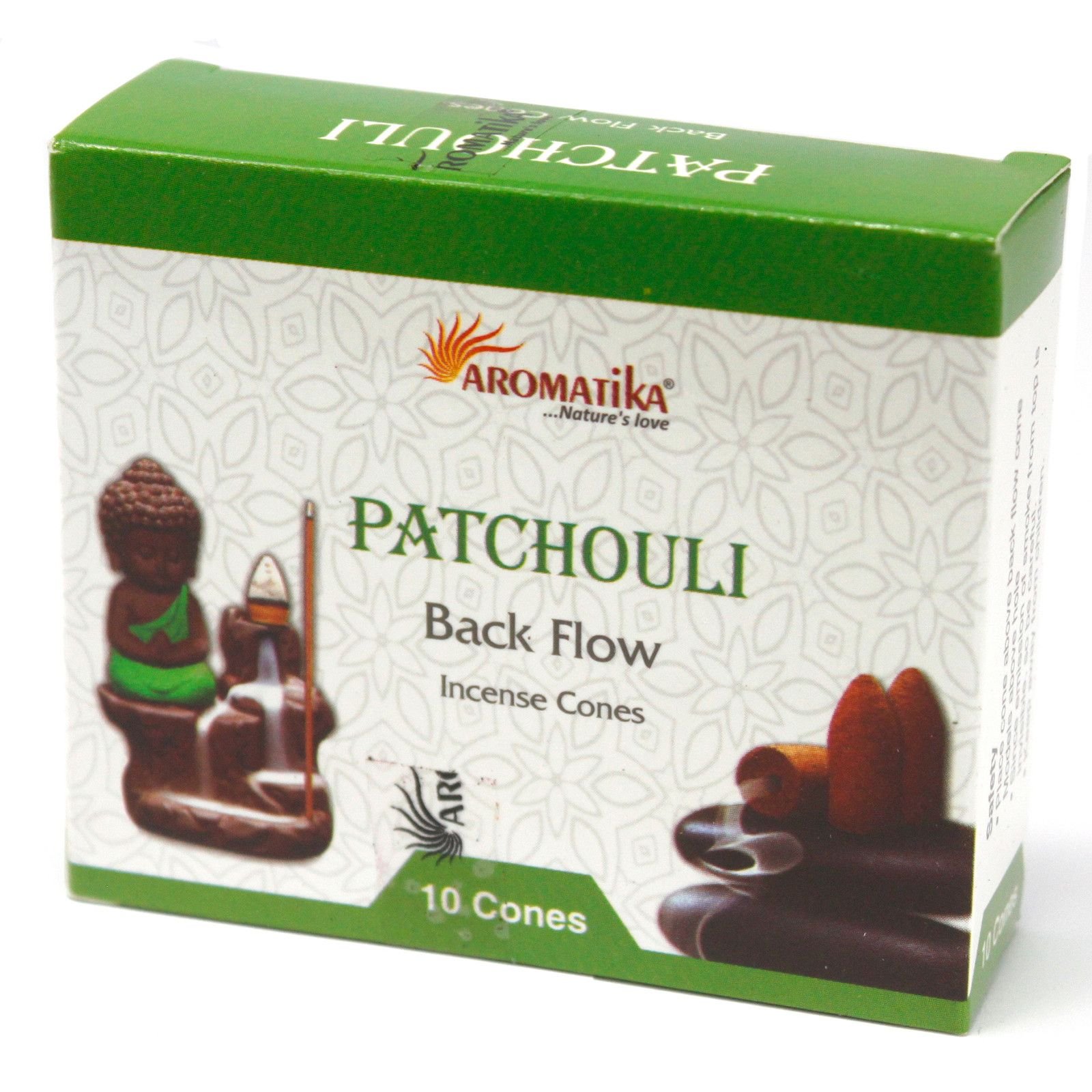 Aromatica Backflow Incense Cones - Patchouli 1 Aromatica Backflow Incense Cones - Patchouli