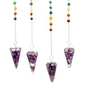 Amethyst Chakra Pendulum