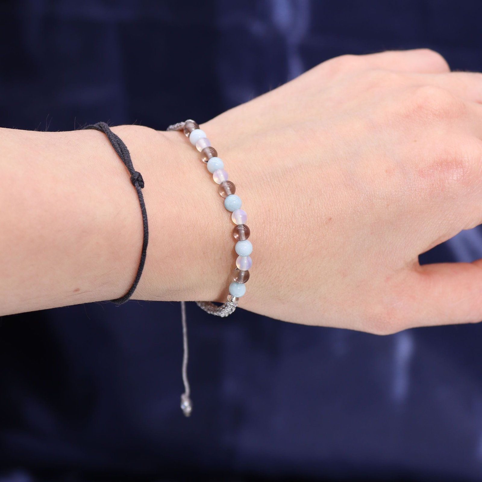 Zodiac Crystal Candle with Gemstone Bracelet - Cancer 6 Zodiac Crystal Candle with Gemstone Bracelet - Cancer - Image 6
