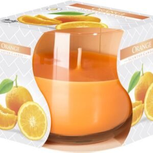 Scented Glass Jar Candle - Orange