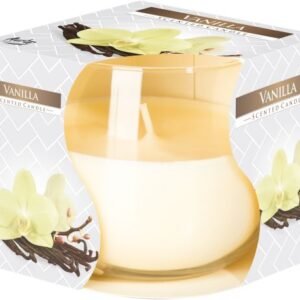 Scented Glass Jar Candle - Vanilla