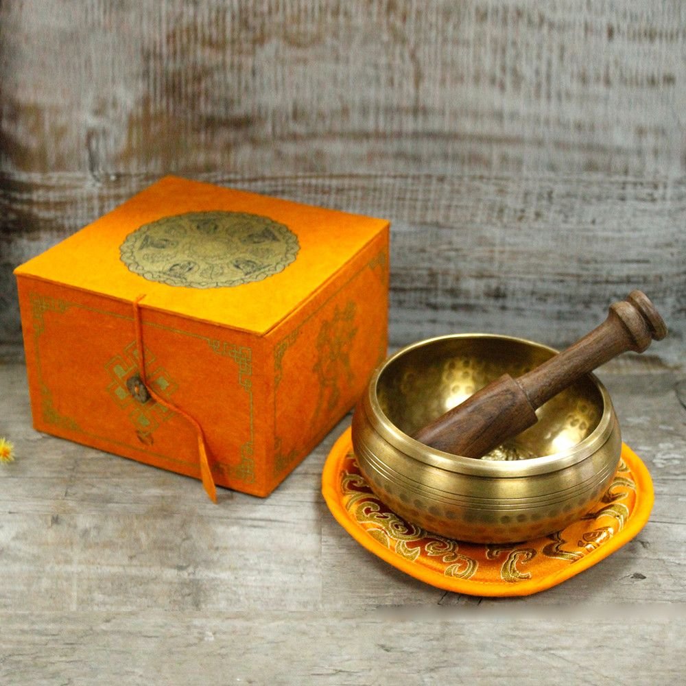 Five Buddha Singing Bowl Set 10cm (min 400gm) 2 Five Buddha Singing Bowl Set 10cm (min 400gm) - Image 2
