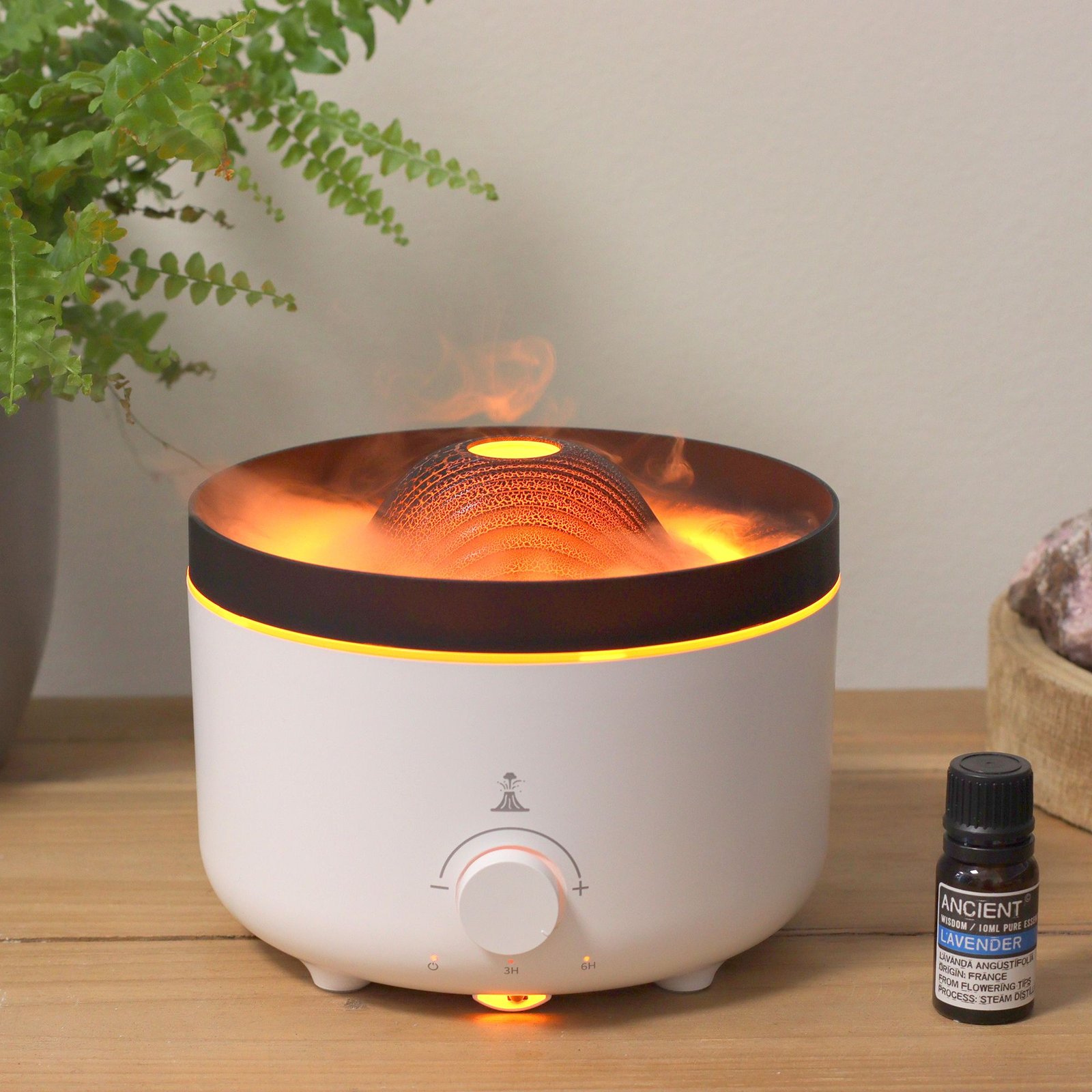 Large Volcano Effect Aroma Diffuser (plug) Two Colours - 560ml 1 Large Volcano Effect Aroma Diffuser (plug) Two Colours - 560ml